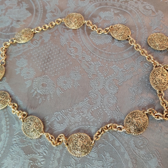 Authentic CHANEL Equestrian Medallion Belt/Long Necklace - Picture 13 of 15